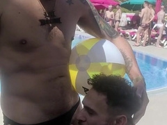 THE STUDS AT THE POOL WANT MY PRICK!!! VIRAL MOVIE FROM TWITTER!!!!