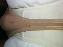 g-string gusset fuck and cum inside