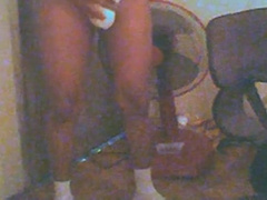 Sri Lankan Twunk's Striptease on Web cam 2