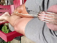 Needed to pee in chastity