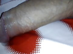 Young Colombian porn with a big penis masturbates for a lot of milk