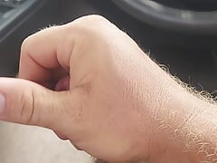 Fulfilling jerk in the car