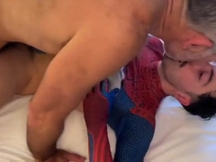 Spiderman Takes Courage And Gets Pounded By Dad Good-sized Wood