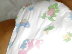 On my bed in my nappy 270118