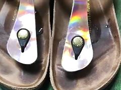 Cum in GF Birkenstock pt.1