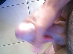 Wanking my cock