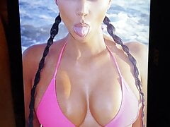 Kim Kardashian cum tribute
