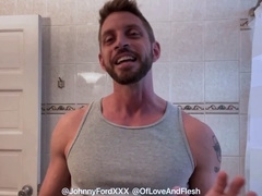 Beard, getting off, jerk off instruction