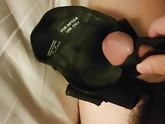 Cumming on   sister's dance socks