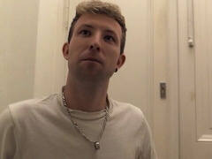 Hairy Czech stud fucking gay ass on the floor in POV