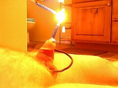 Candle sounding and hot wax