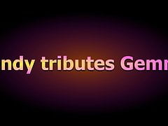 Candy tributes Gemma Love