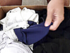 Fag, crossdresser on crossdresser, cum tribute