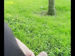 Masturbation outdoors
