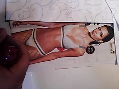 Cum tribute sexy model