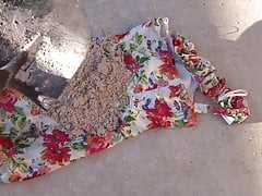 floral 3 dress mess with construction sand...