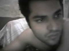 Indian Boy Strokes on Webcam