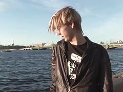 Hard cocked blond fucks the perfect ass of the boy