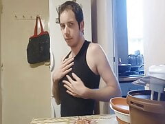 Gergely Molnar - Very sexy poses and having a shower