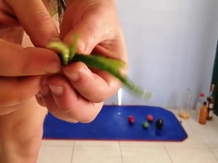 Sissy Inserts Chile Jalapeno Inside Ass! (extremely Painful) 6 Min