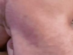 Naked men hump and groan during bareback gay sex