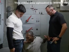 White Strong Men Vs Boy Gay Sex Shoplifting leads to caboose fucking