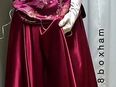 masturbation with short cheongsam Part.2