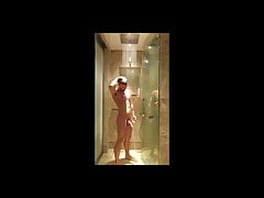 Sexy stud under the shower