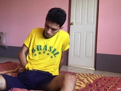 Mexican Lad Santiago Hitting His Meat