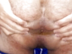 Sexy blue thong