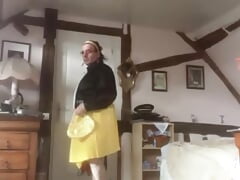 In shirt skirt outfit