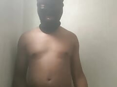 Look how I fill the condom with milk