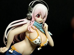 Super Sonico Winter Ver. Bukkake