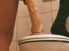 hot kinky cd want your dicks - huge dildo riding