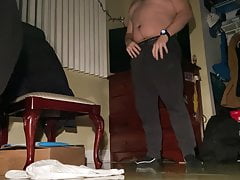 Milking my fat cock for cum