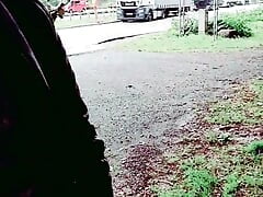 Slutboyben CAM4 Sexy Pornstar Exhibitionist Hot Public Highway Pissing