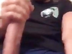 the cum just spills out of his cock