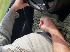 Steamy car handjob compilation featuring KennieJai
