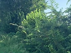 Cockring and Ballstretcher Cum on Farmroad
