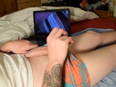 Hot guy gives steamy first-time masturbation tribute to MsRae