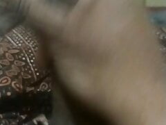 aunty handjob cum