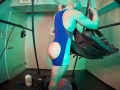 Axel Abysse goes solo with a massive dildo for some intense me-time