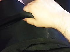 Cum in lycra