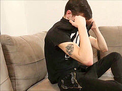 steaming boy Uncut Cock Start stroking Off