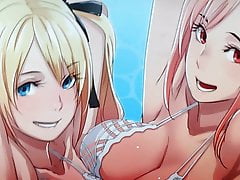 Cum Tribute - Marie Rose and Honoka (DOA)