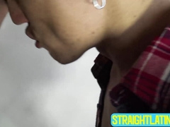 Latino Nicolas and Francis showered with my gooey cum after worshipping my cock