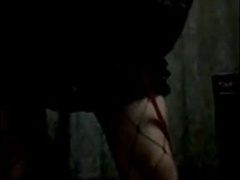 Self bondage for goth boy 4