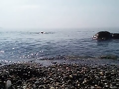 naked swimming