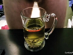 Solo piss and cum cocktail!