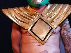 Guy 30 - Edging the Green Power Ranger Until He Covers His Own Face
